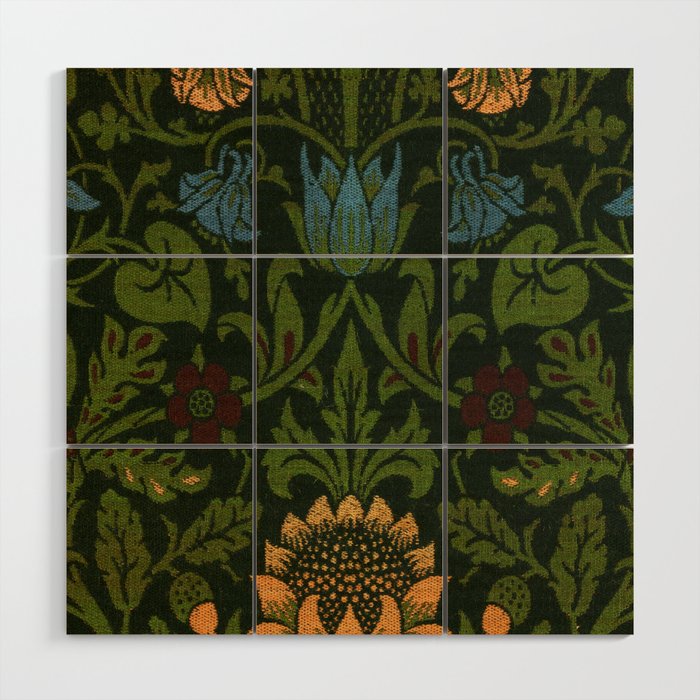william morris Wood Wall Art Gallery Image 1