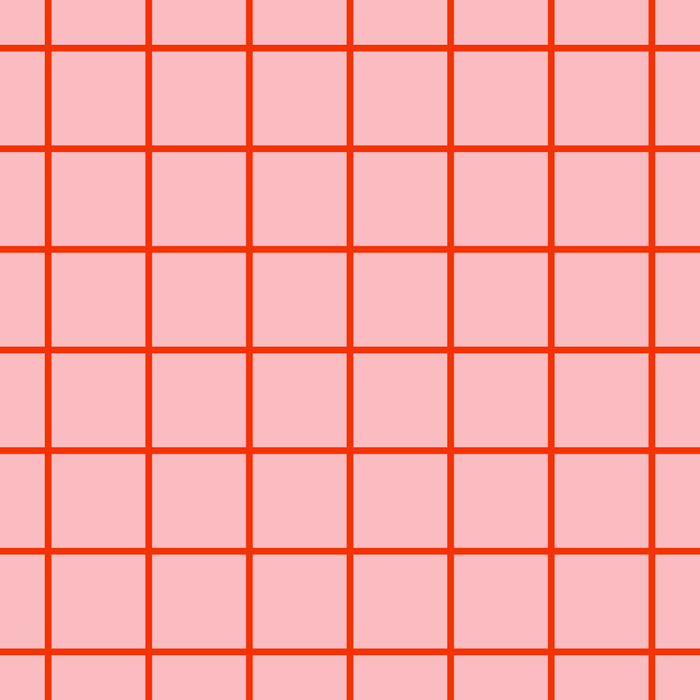 Grid Lines Pink and Red Orange Geometric Pattern Coffee Mug Gallery Image 2