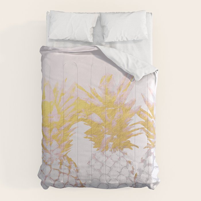 Golden pineapples Comforter Gallery Image 6
