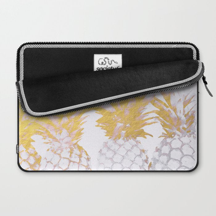 Golden pineapples Laptop Sleeve Gallery Image 2