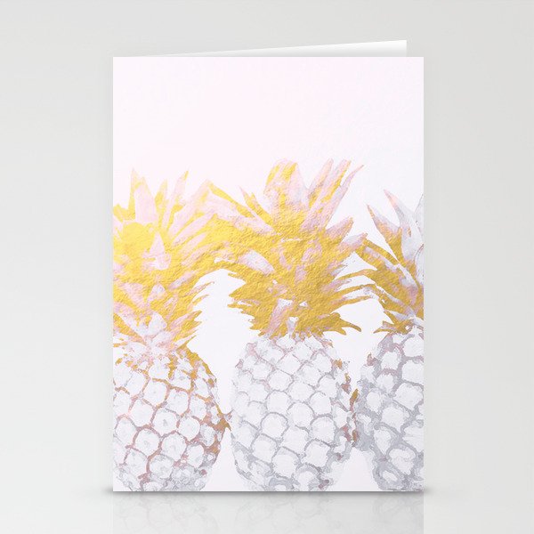 Golden pineapples Stationery Card Gallery Image 2
