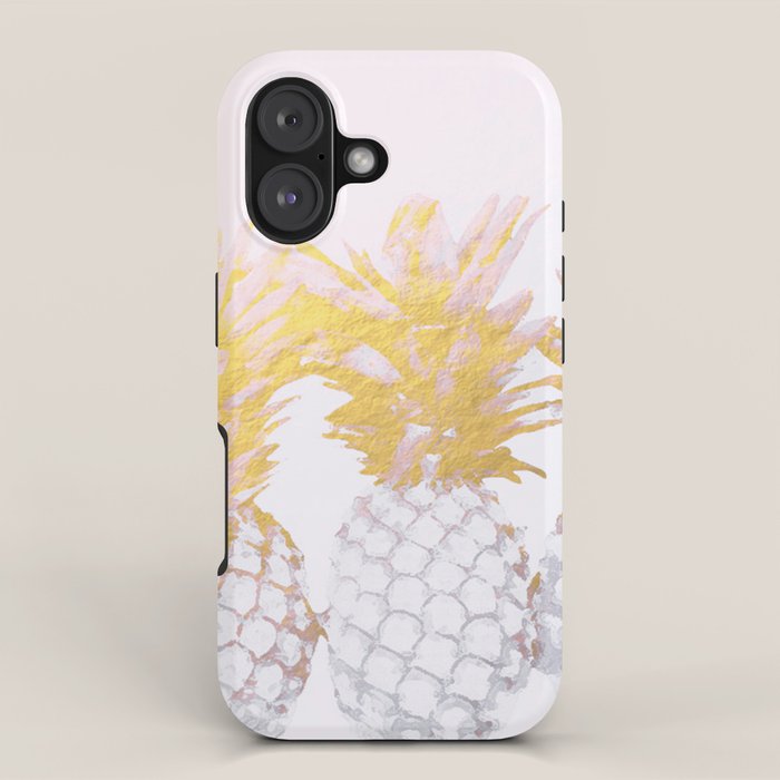 Golden pineapples iPhone Case Gallery Image 1
