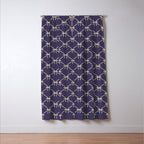 Bows & Ribbons Pattern XXXII Dark Lavender Purple Window Curtain Gallery Image 3