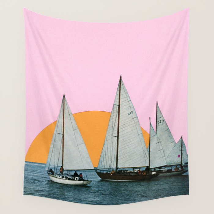 Into the Sunset Wall Tapestry Gallery Image 1