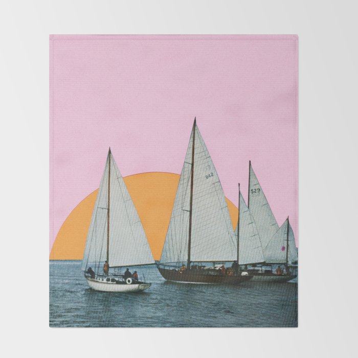 Into the Sunset Throw Blanket Gallery Image 2