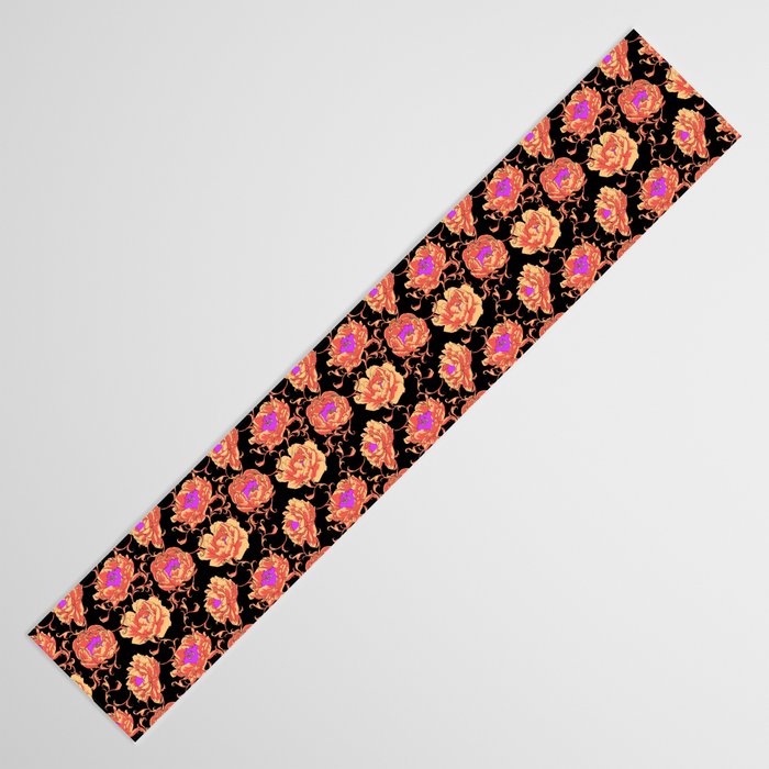 Romantic Vintage Peonies Table Runner Gallery Image 3