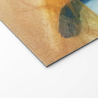 Slow as the Mississippi - Acrylic abstract with pink, blue, and brown Welcome Mat Gallery Image 2