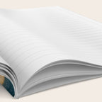 Slow as the Mississippi - Acrylic abstract with pink, blue, and brown Notebook Gallery Image 2