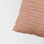 stitched stripes - ginger Pillow Sham Gallery Image 4