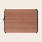 stitched stripes - ginger Laptop Sleeve Gallery Image 1