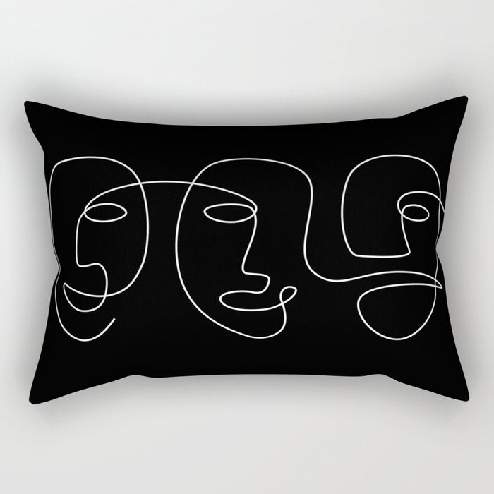 Night In Rio Rectangular Pillow Gallery Image 2
