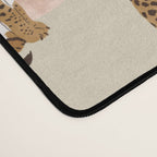 Serval cat abstract nature Desk Mat Gallery Image 4