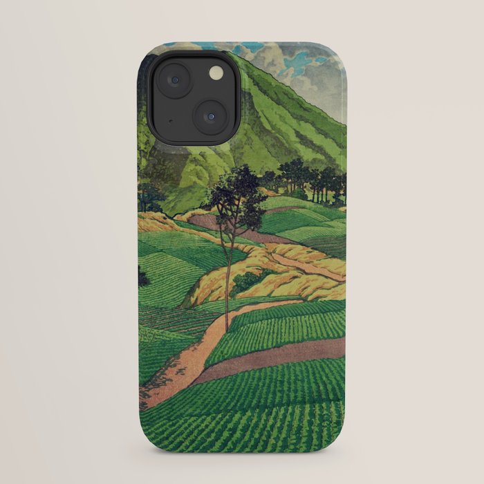 Crossing people's land in Iksey - Summer Green Mountain Ukiyoe Nature Landscape iPhone Case Gallery Image 21