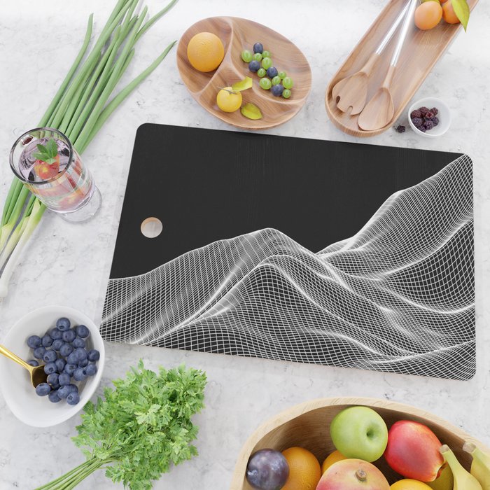 Digital Mountains Cutting Board Gallery Image 2
