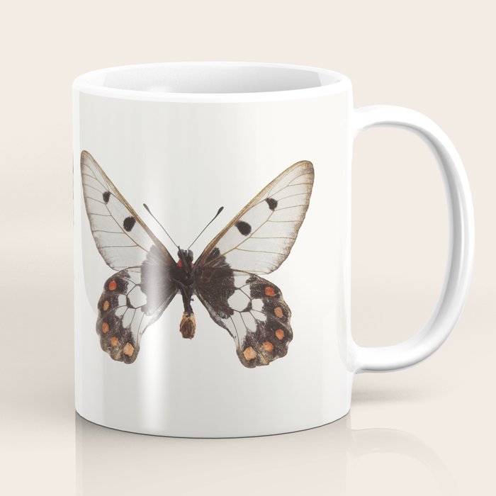 Butterflies in Neutral Colors Coffee Mug Gallery Image 1