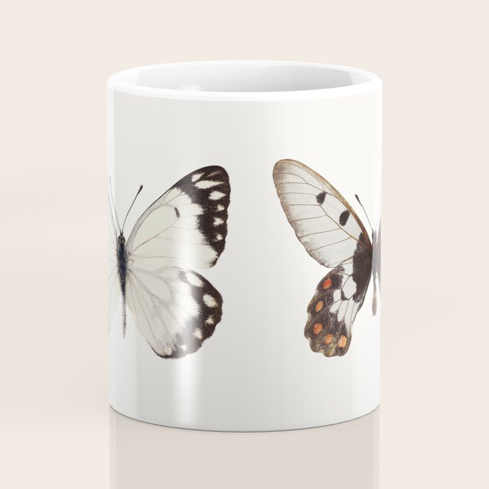 Butterflies in Neutral Colors Coffee Mug Gallery Image 4