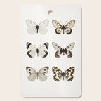Butterflies in Neutral Colors Cutting Board Gallery Image 1