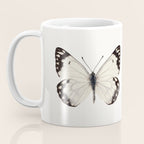 Butterflies in Neutral Colors Coffee Mug Gallery Image 3