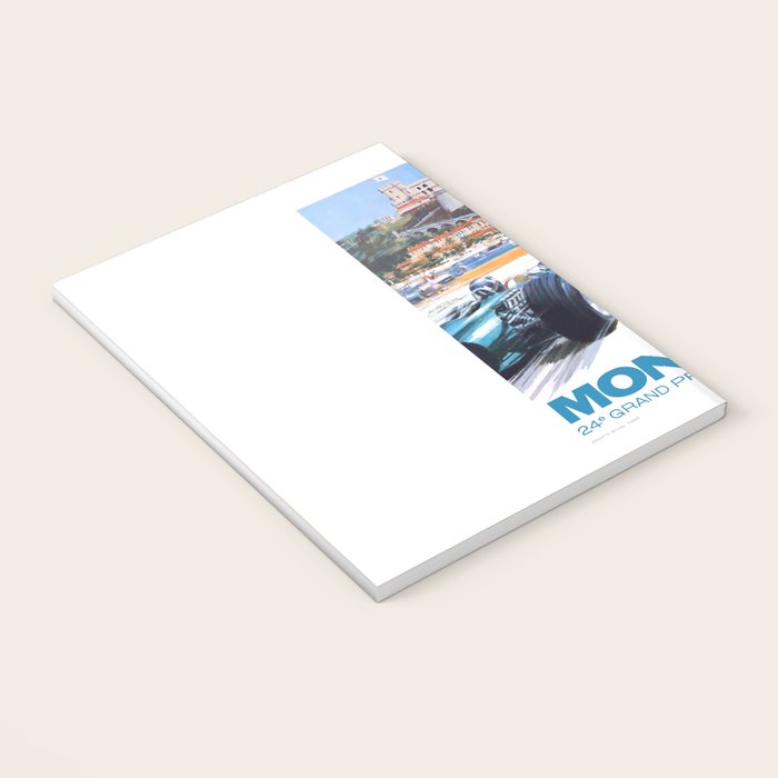 1966 MONACO Grand Prix Racing Poster Notebook Gallery Image 3