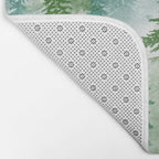 Pine Forest Blue Shade Bath Mat Gallery Image 2