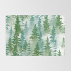 Pine Forest Blue Shade Rug Gallery Image 2