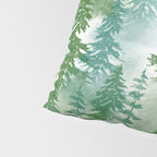 Pine Forest Blue Shade Pillow Sham Gallery Image 4