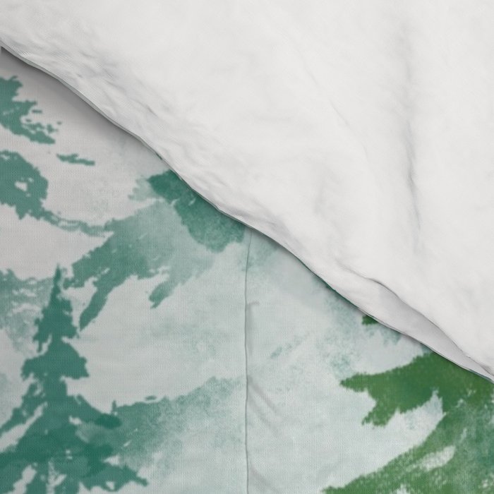 Pine Forest Blue Shade Comforter Gallery Image 4