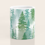 Pine Forest Blue Shade Coffee Mug Gallery Image 4