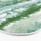 Pine Forest Blue Shade Bath Mat Gallery Image 3