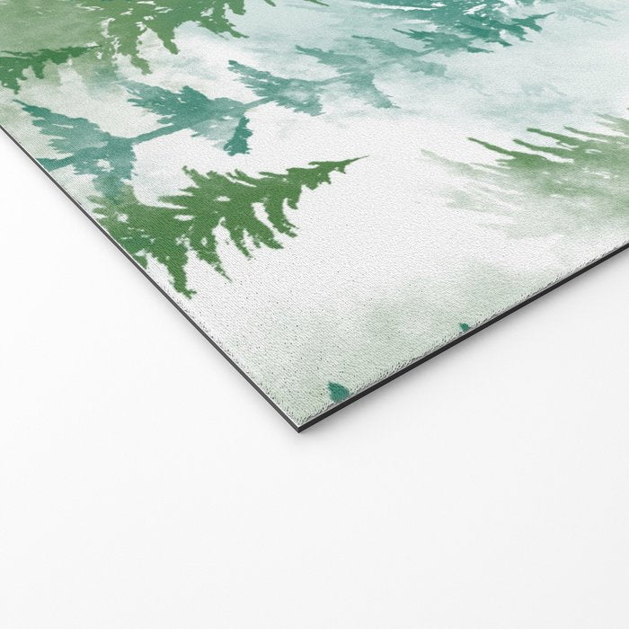 Pine Forest Blue Shade Welcome Mat Gallery Image 2