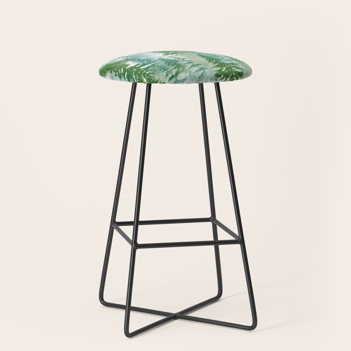 Pine Forest Blue Shade Stool Gallery Image 1