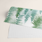 Pine Forest Blue Shade Wrapping Paper Gallery Image 2