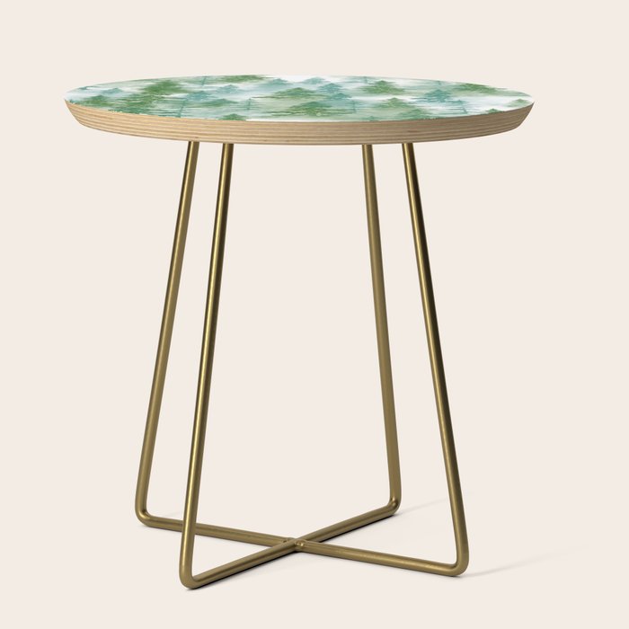 Pine Forest Blue Shade Side Table Gallery Image 1