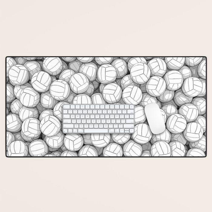 All I Want To Do Is Volleyball Desk Mat Gallery Image 1