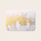 Golden pineapples Bath Mat Gallery Image 1