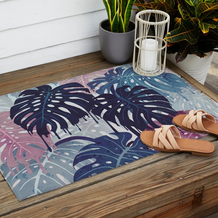 Monstera Melt Outdoor Rug Gallery Image 2