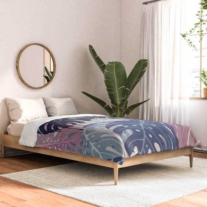 Monstera Melt Comforter Gallery Image 2