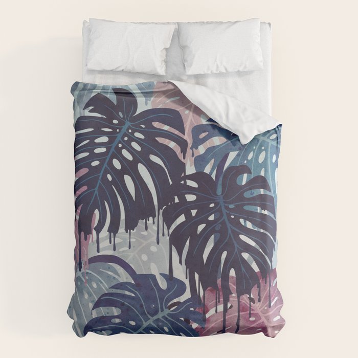 Monstera Melt Duvet Cover Gallery Image 1