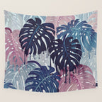 Monstera Melt Wall Tapestry Gallery Image 4