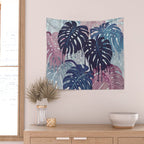 Monstera Melt Wall Tapestry Gallery Image 2