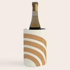 Mid century modern pink Sun and Rainbow Wine Chiller Gallery Image 2