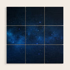 Nebula and Galaxy Wood Wall Art Gallery Image 1
