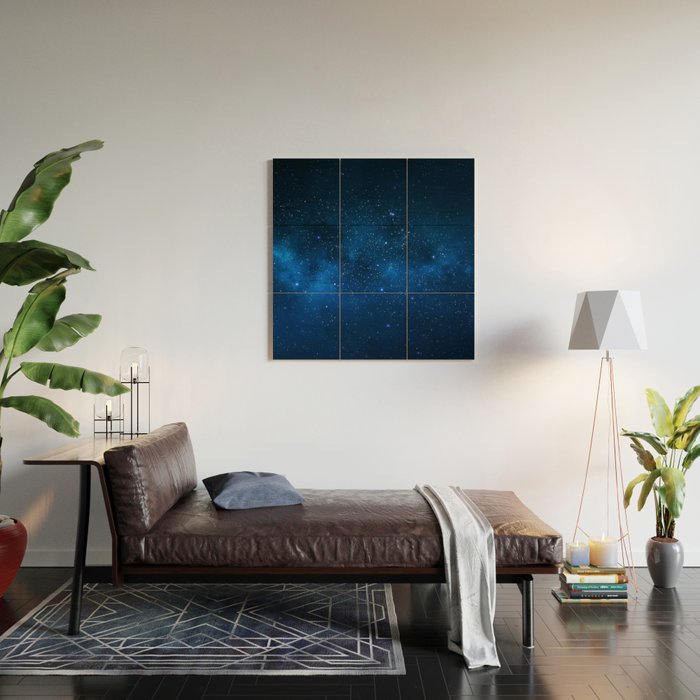 Nebula and Galaxy Wood Wall Art Gallery Image 2