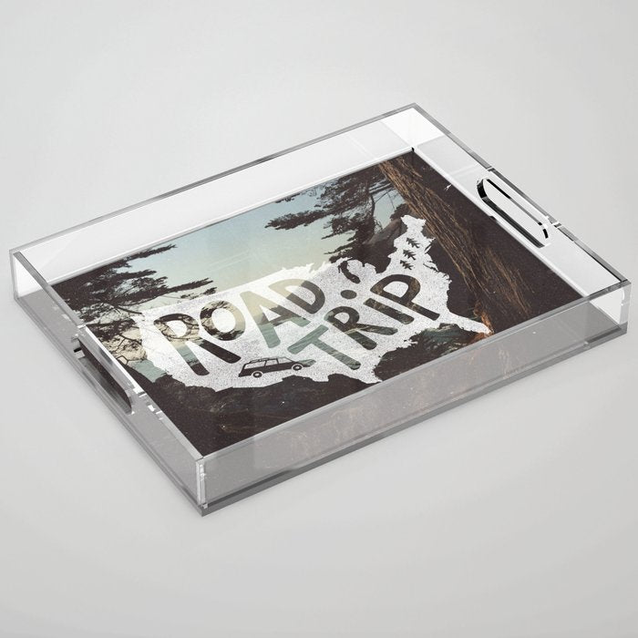Road Trip USA - big sur Acrylic Tray Gallery Image 1