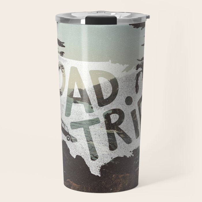 Road Trip USA - big sur Travel Mug Gallery Image 1