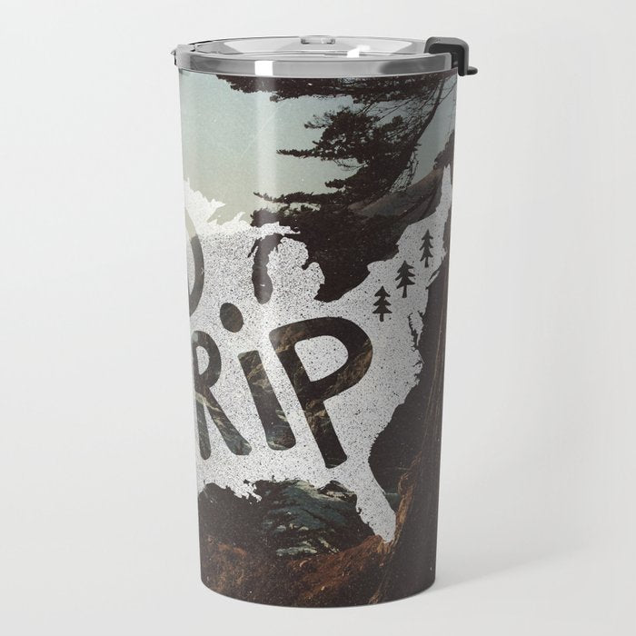 Road Trip USA - big sur Travel Mug Gallery Image 2