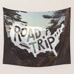 Road Trip USA - big sur Wall Tapestry Gallery Image 4