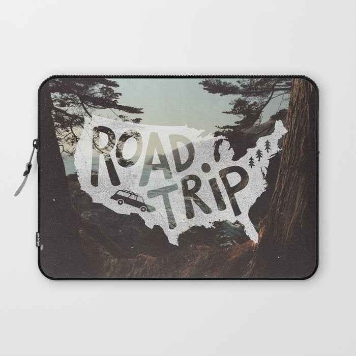 Road Trip USA - big sur Laptop Sleeve Gallery Image 1