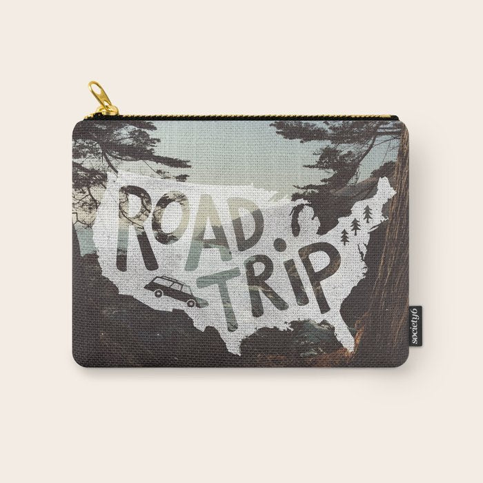 Road Trip USA - big sur Carry All Pouch Gallery Image 1