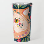 Candied Sugar Skull Kitty Travel Mug Gallery Image 2